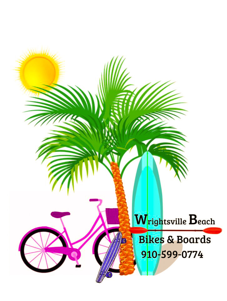 bike rentals, surfboard rentals, paddle board rentals, kayak rentals wilmington, nc